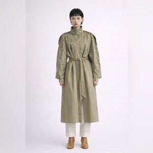 VINTAGE - Trench Coat | Panelled Utility Midi Coat | Minimalist Relaxed Fit